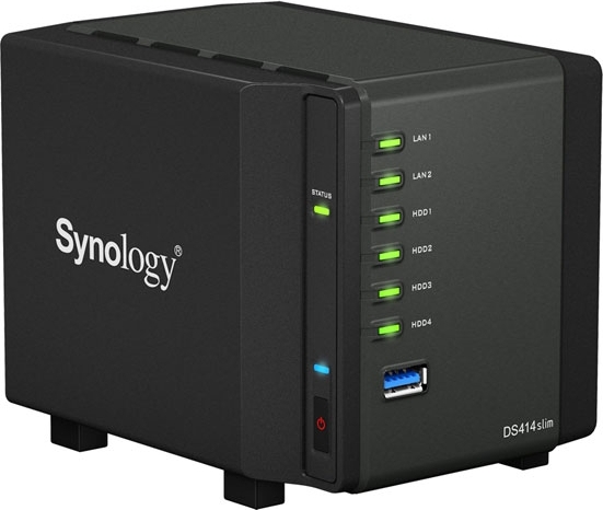 Корпуса и док-станции для жестких дисков Synology DS414slim